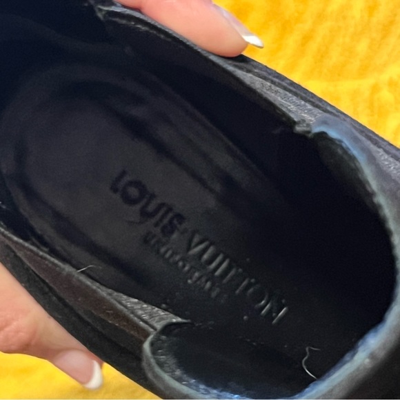 Louis Vuitton Black Suede Chelsea Boots - Picture 11 of 11